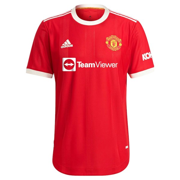 Camiseta Manchester United Primera Equipación 2021/2022 Rojo
